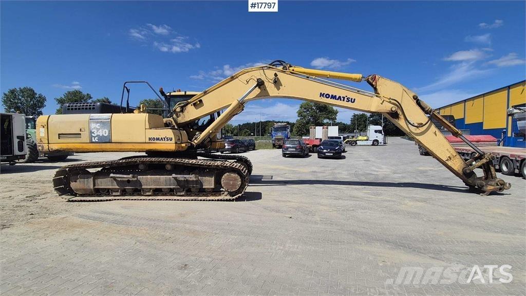 Komatsu PC 340 LC Εκσκαφείς με ερπύστριες