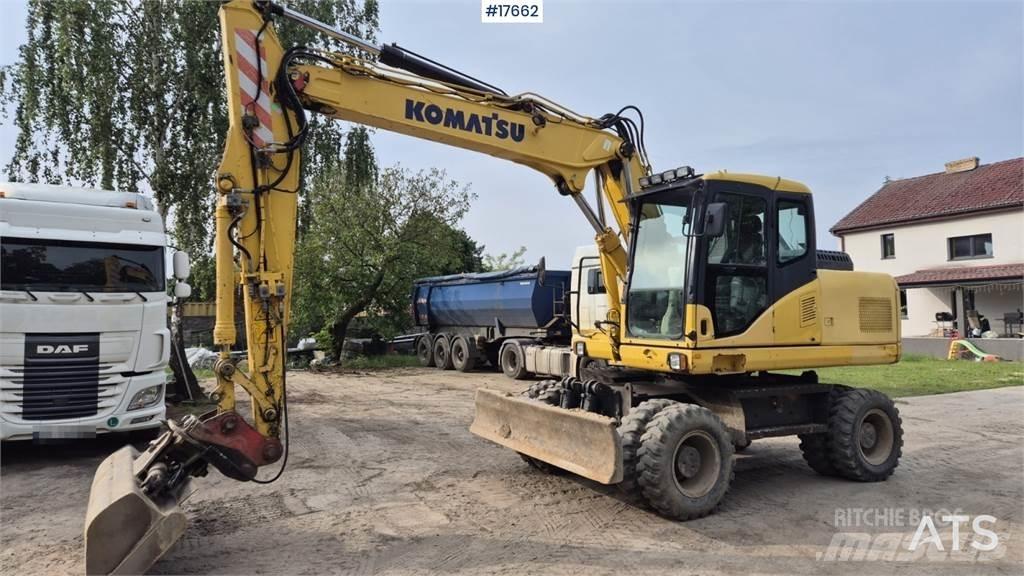 Komatsu PW 160 Εκσκαφείς με τροχούς - λάστιχα