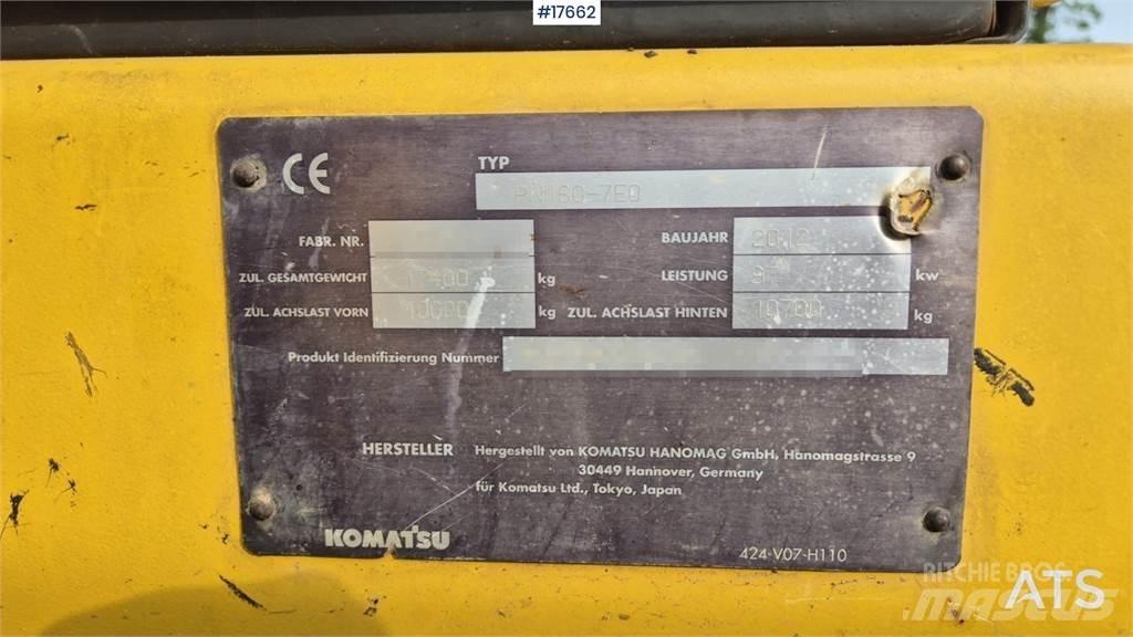 Komatsu PW 160 Εκσκαφείς με τροχούς - λάστιχα