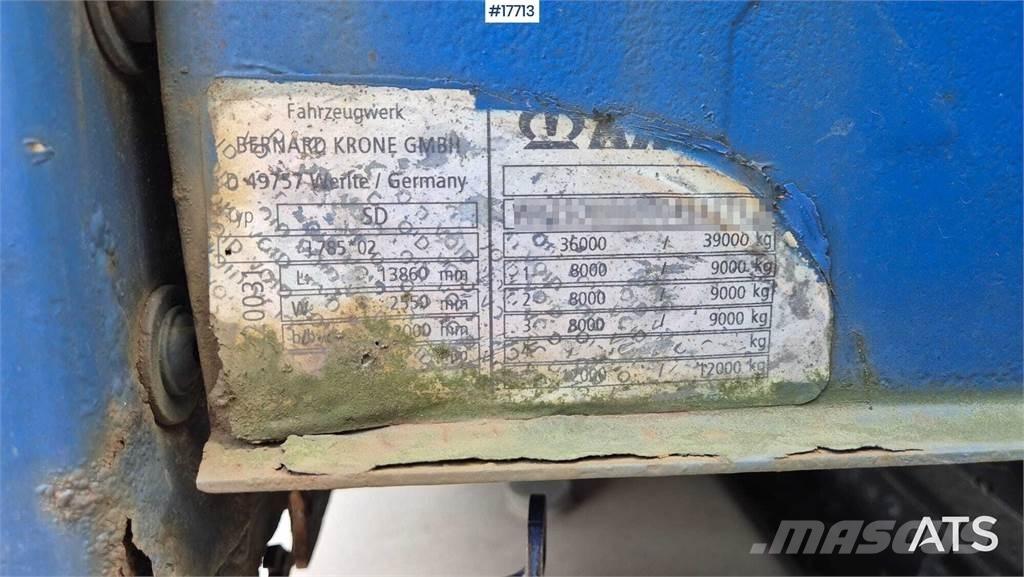 Krone SD Ημιρυμούλκες Κουρτίνα
