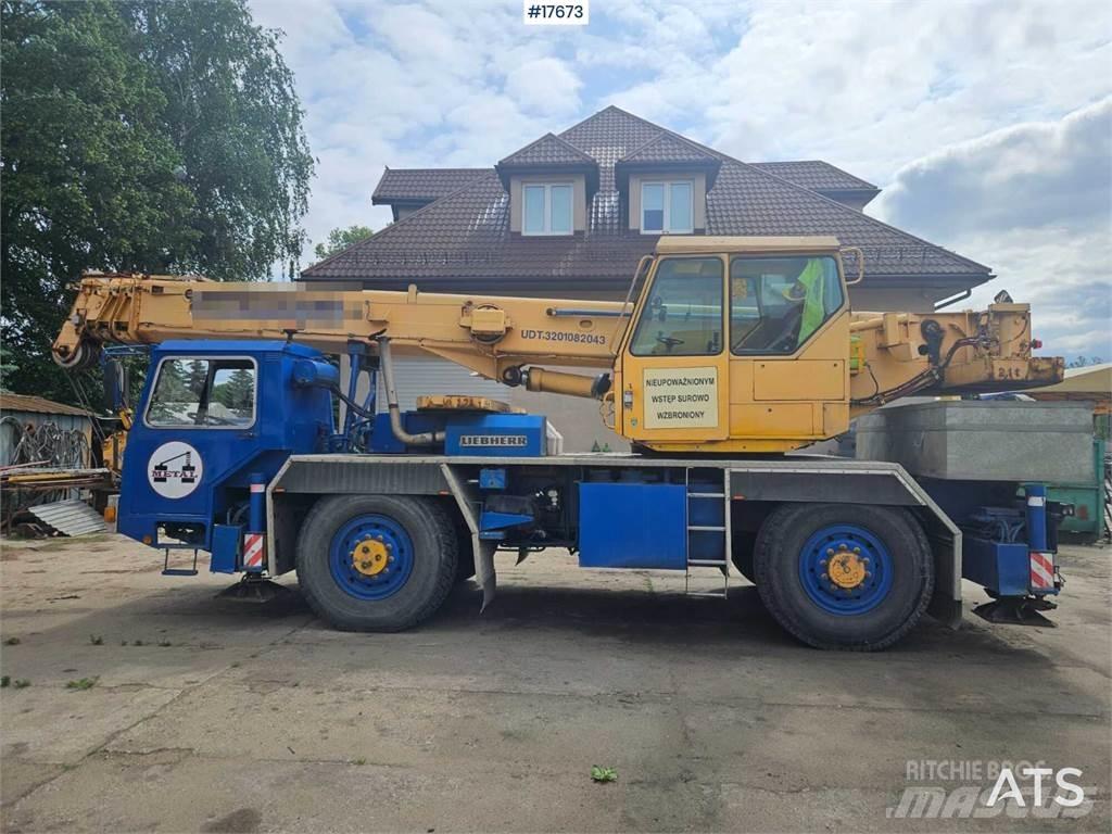 Liebherr LTM 1025 Γερανοί παντός εδάφους