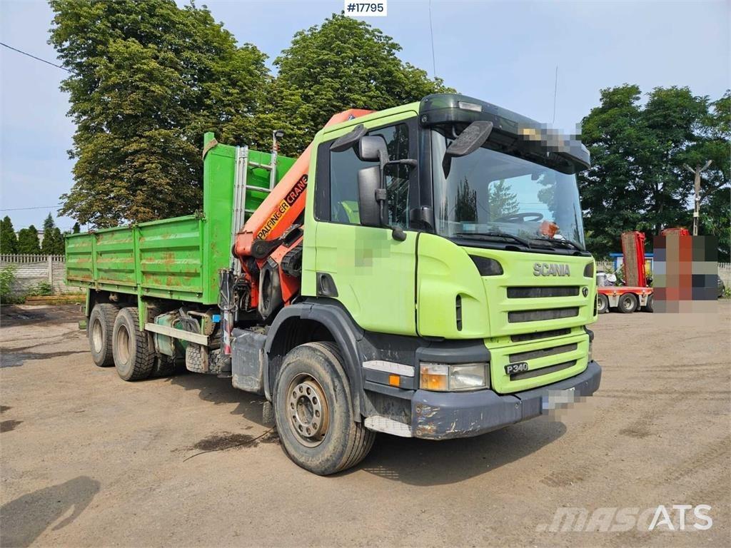 Scania P 340 Φορτηγά με Γερανό