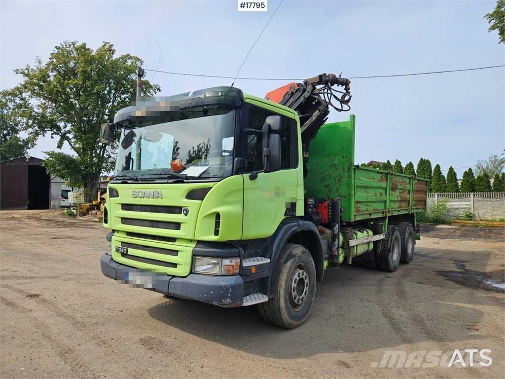Scania P 340 Φορτηγά με Γερανό