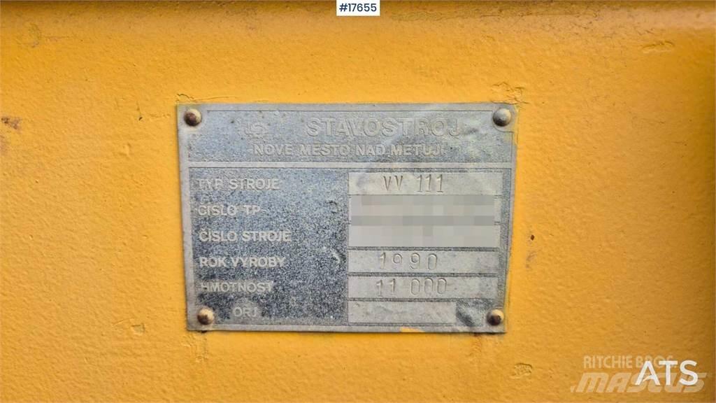 Stavostroj VV 111 Οδοστρωτήρες μονού κυλίνδρου