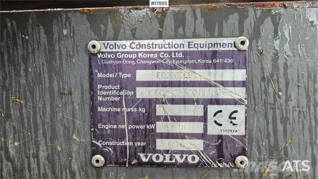 Volvo EC 290 CLD Εκσκαφείς με ερπύστριες