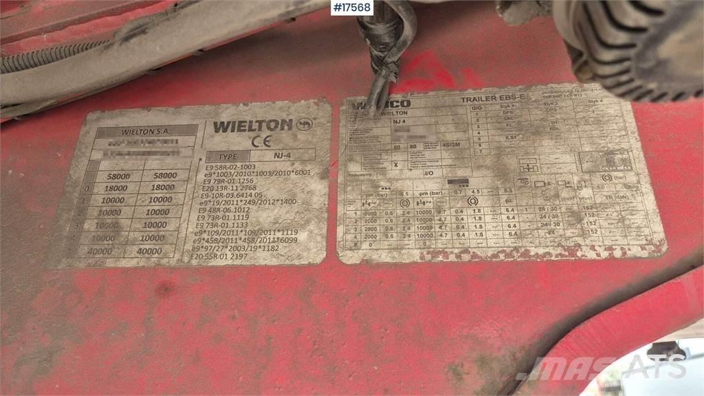 Wielton NJ 4 Ημιρυμούλκες με χαμηλό δάπεδο