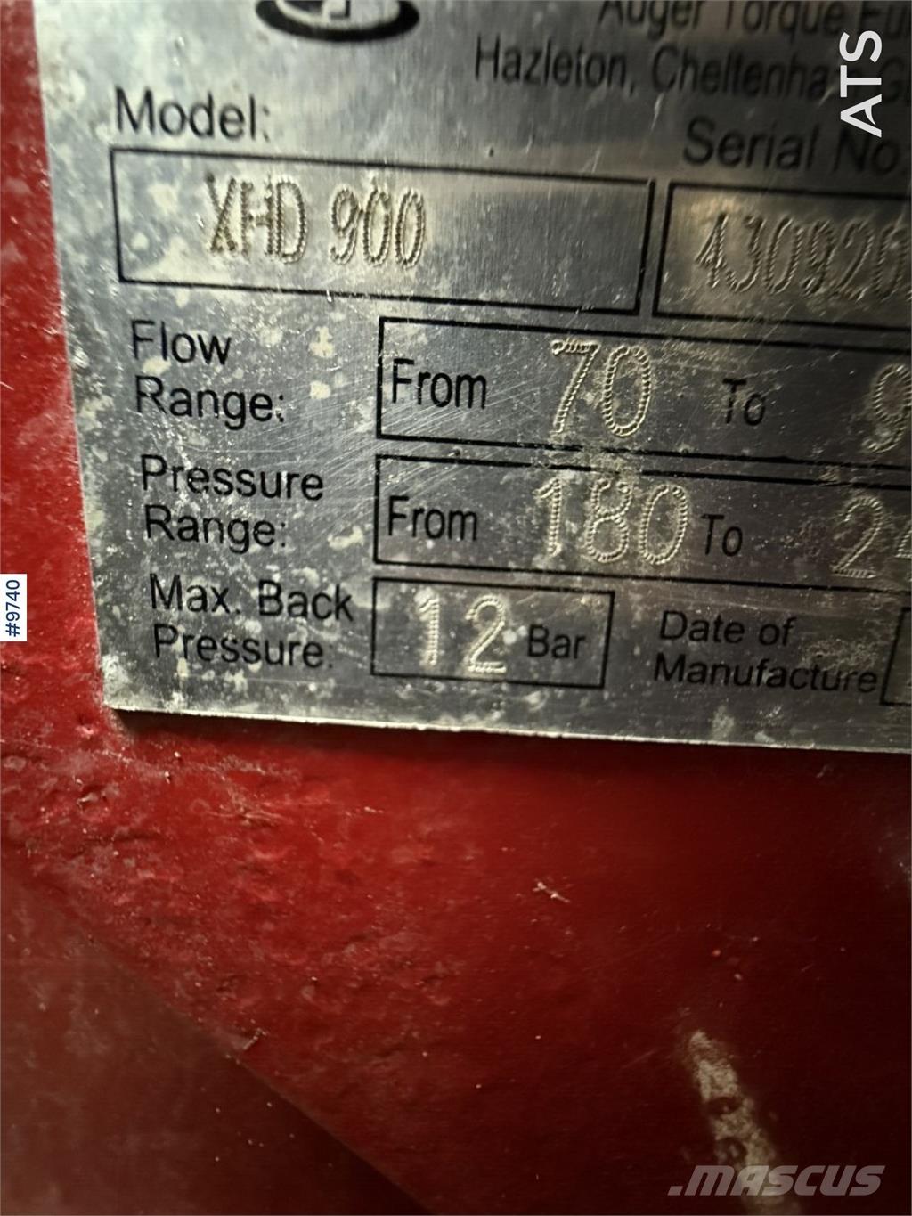 Auger Torque XHD 900 Εκσκαφείς