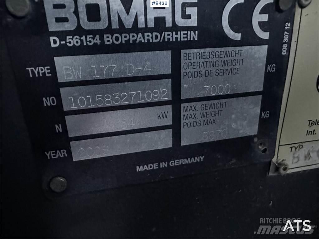 Bomag BW 177D-4 Οδοστρωτήρες
