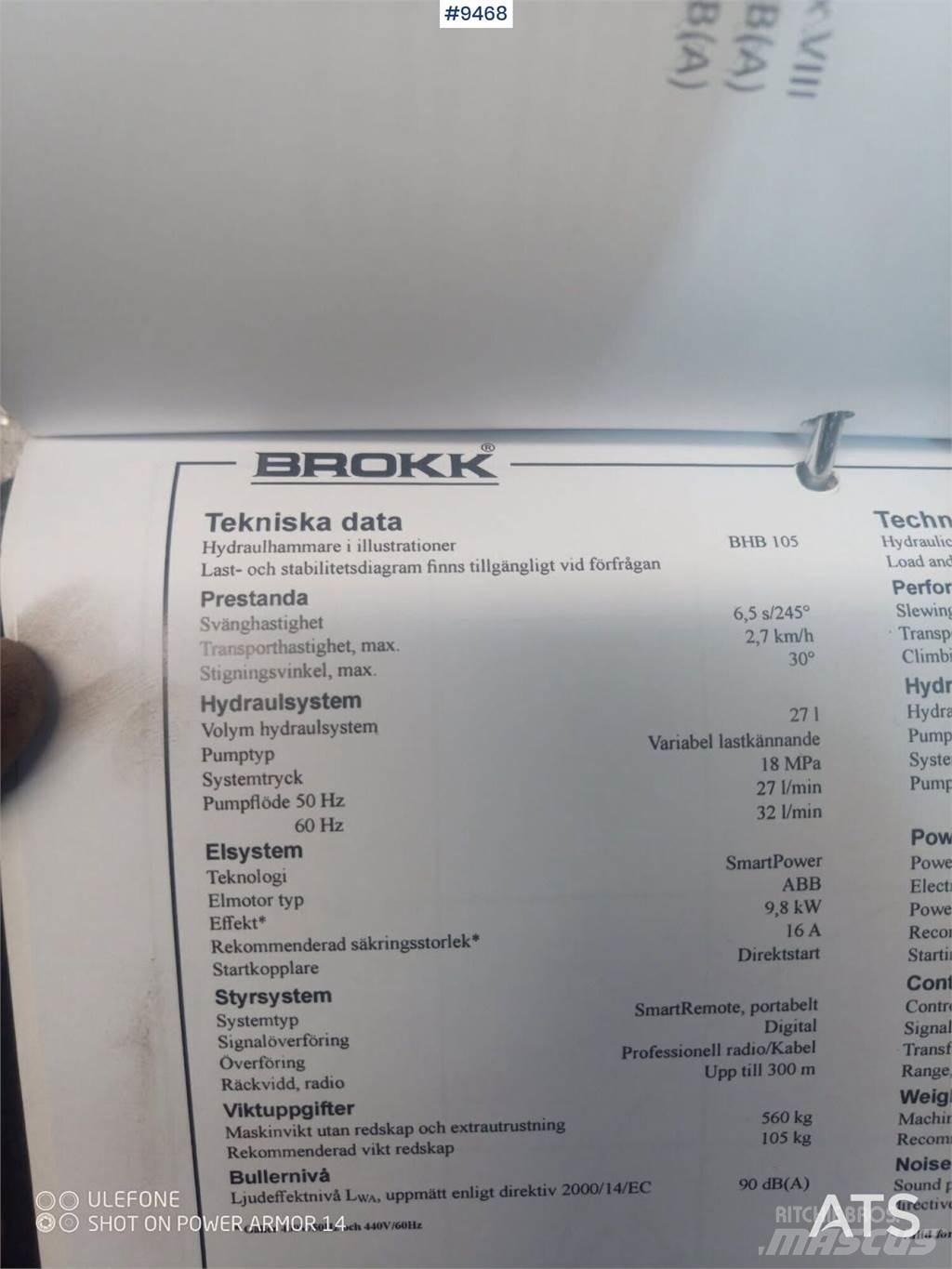 Brokk 70 Κατασκευές - Άλλα