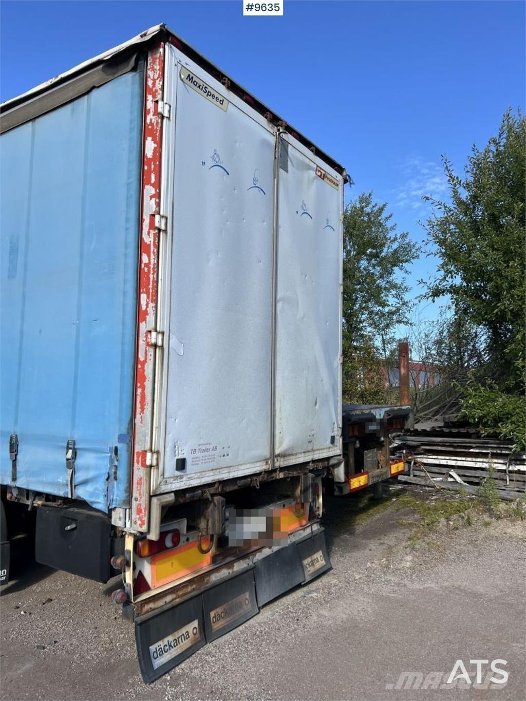 Fruehauf SS136/P3S Ημιρυμούλκες Κουρτίνα