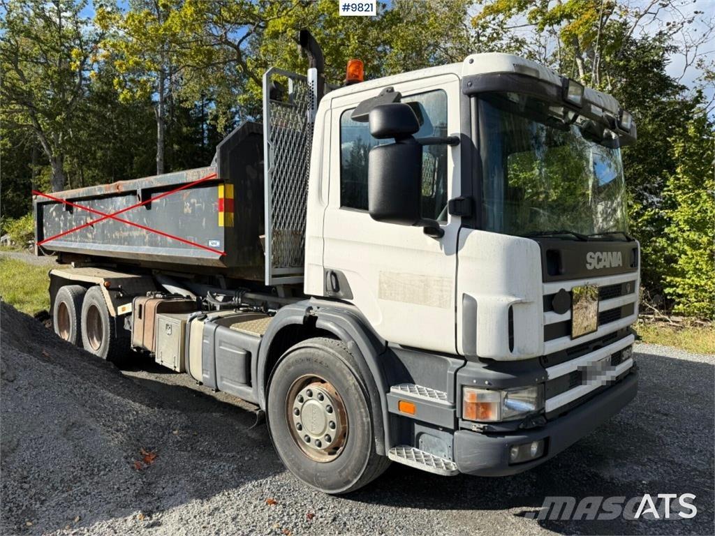 Scania P124GB Φορτηγά ανατροπή με γάντζο