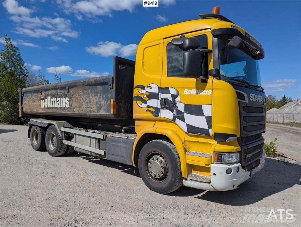 Scania R520 Φορτηγά ανατροπή με γάντζο