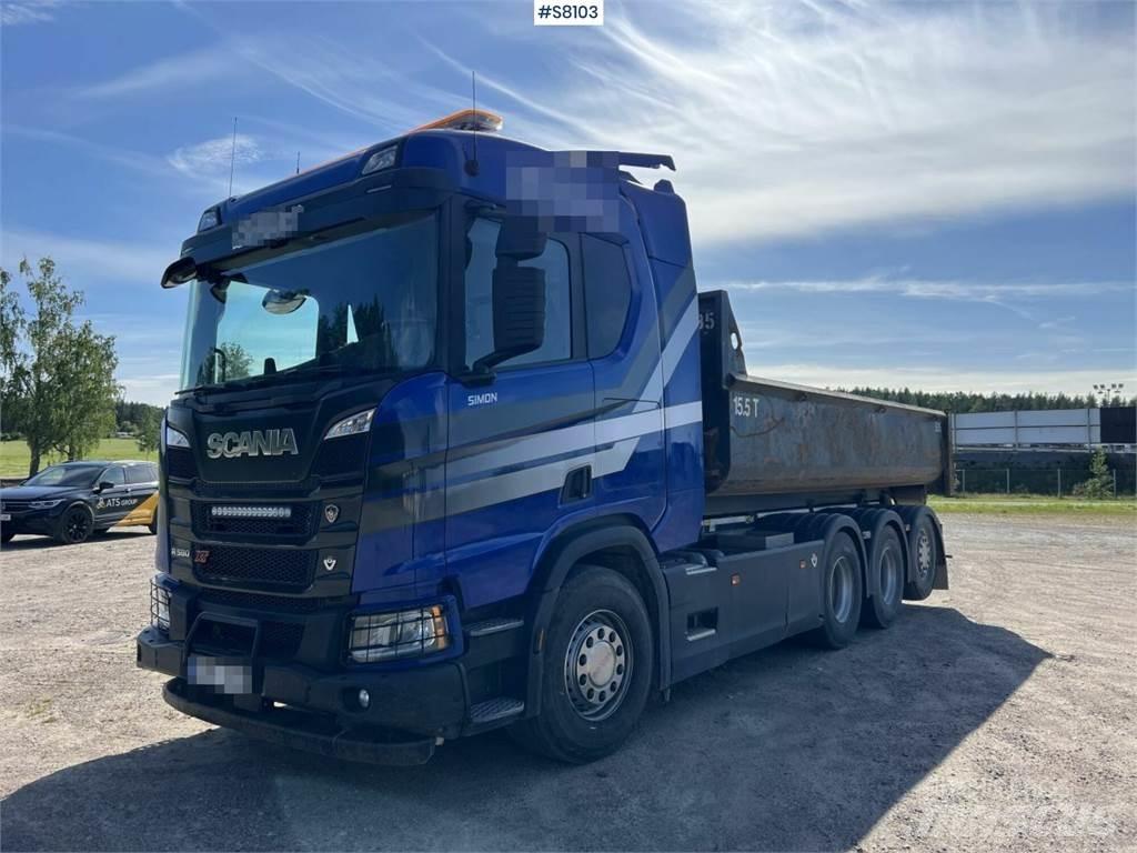 Scania R580 Φορτηγά ανατροπή με γάντζο