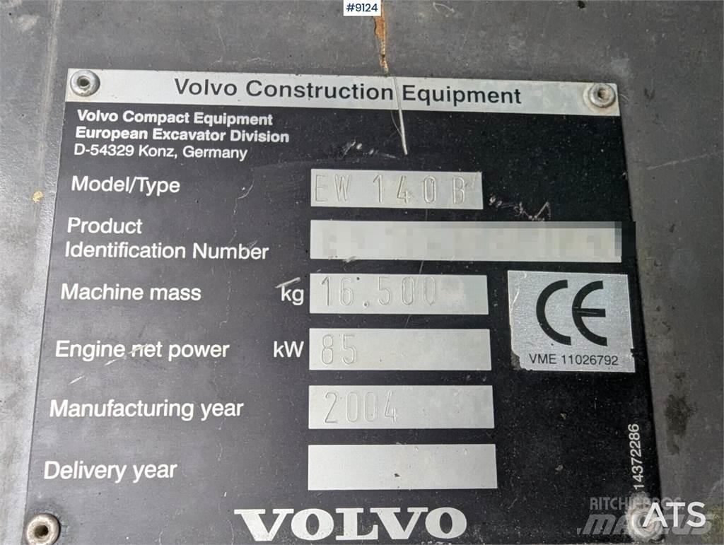 Volvo EW140B Εκσκαφείς με τροχούς - λάστιχα
