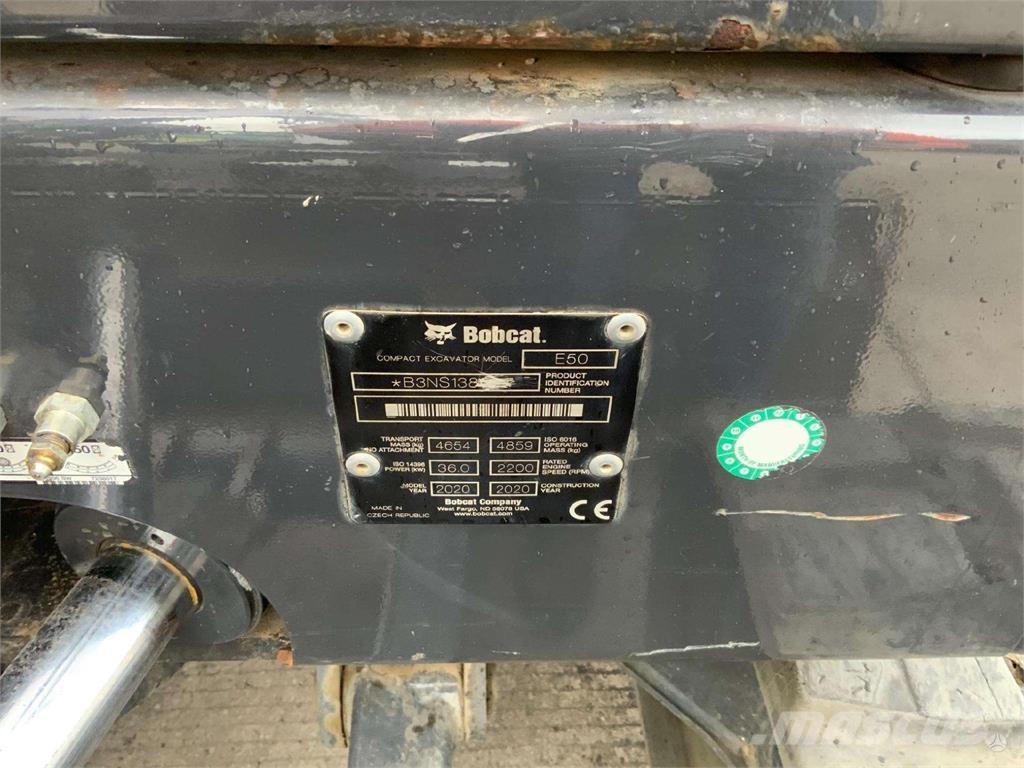 Bobcat E50 Εκσκαφείς με ερπύστριες