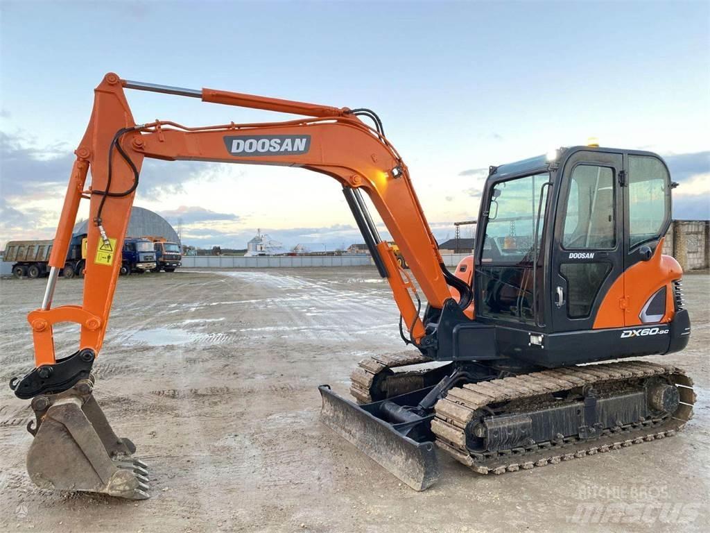 Doosan DX 60 C Εκσκαφάκι (διαβολάκι) < 7t
