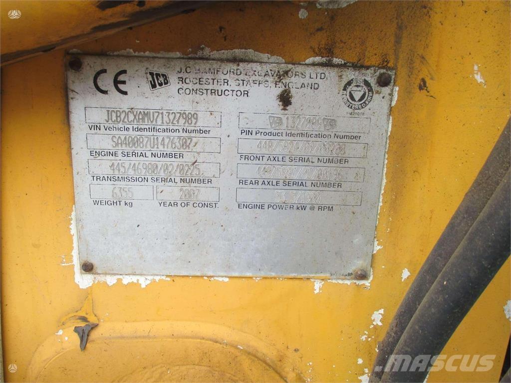 JCB 2CX Φορτωτές με λάστιχα (Τροχοφόροι)