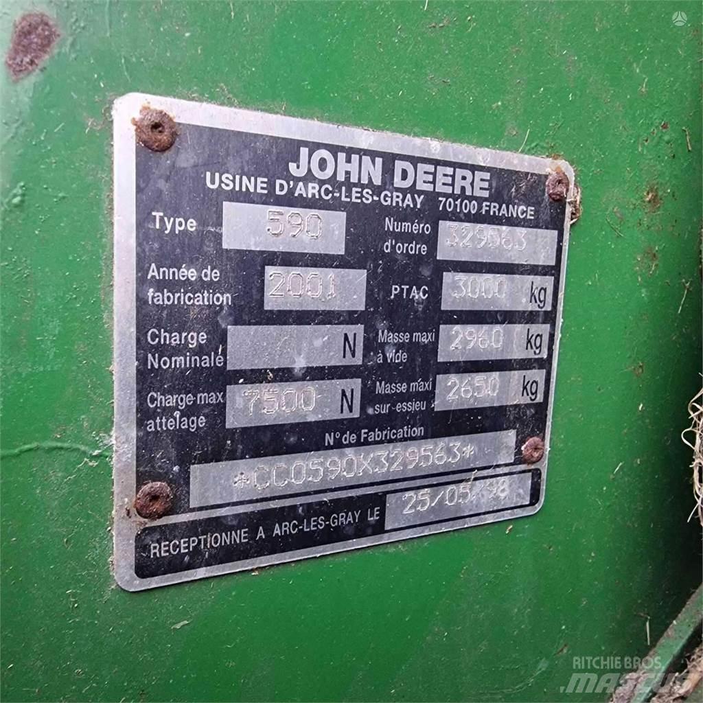John Deere 590 Πρέσες κυλινδρικών δεμάτων