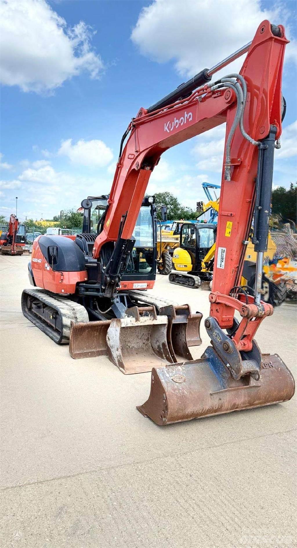 Kubota KX080-4 Εκσκαφείς με ερπύστριες