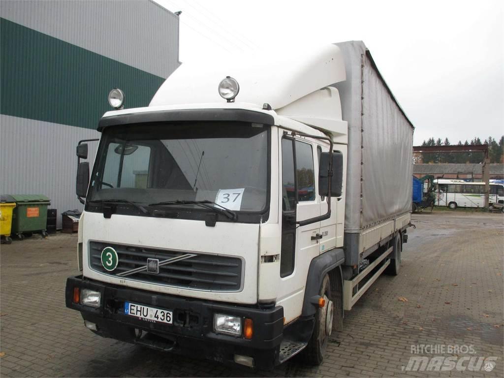 Volvo FL6 Φορτηγά Καρότσα - Κουρτίνα