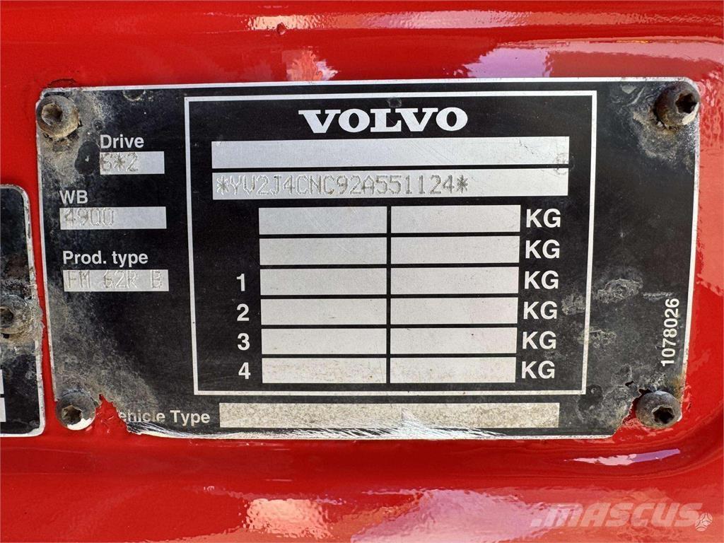 Volvo FM 9 6x2 Φορτηγά Kαρότσα με ανοιγόμενα πλαϊνά