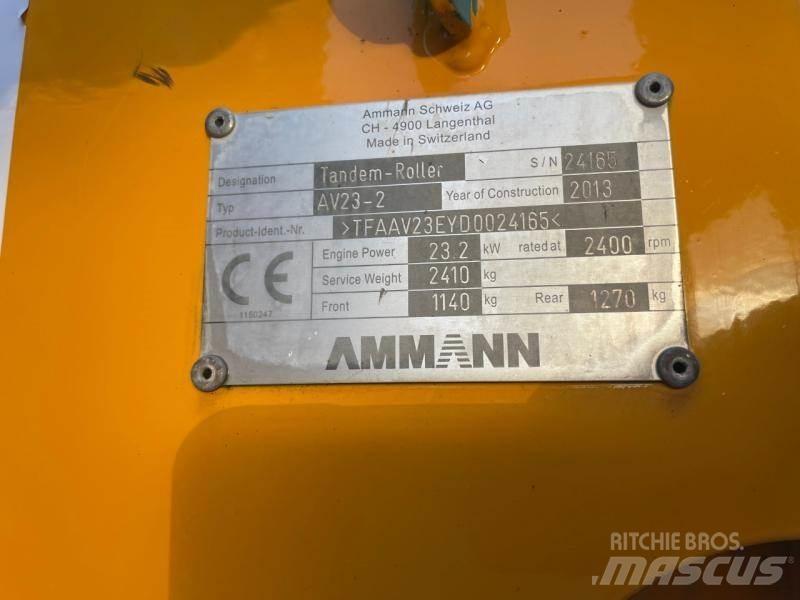 Ammann AV 23 Κύλινδροι συμπίεσης εδάφους