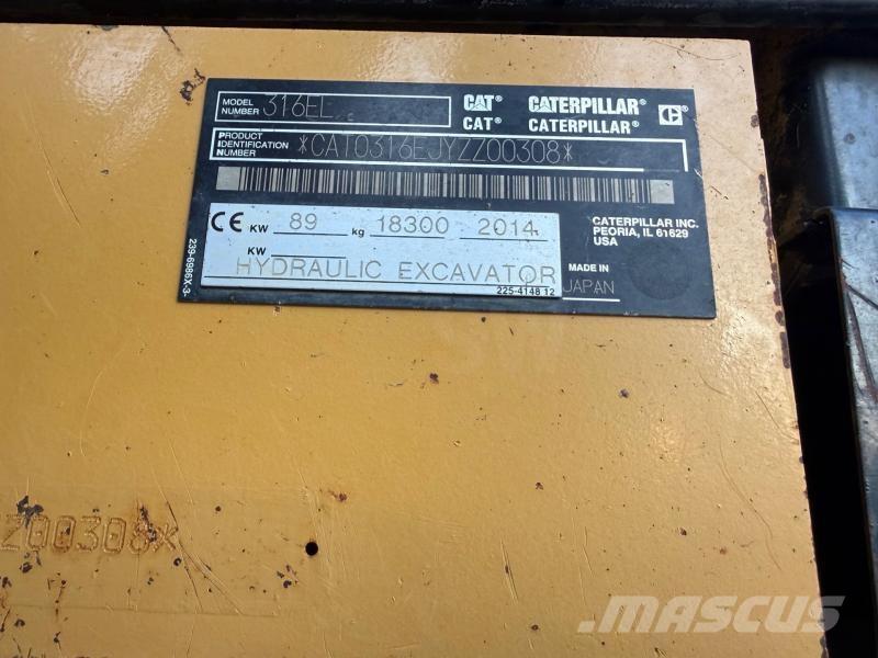 CAT 316E Εκσκαφείς με ερπύστριες