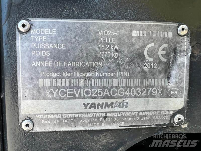 Yanmar ViO25 Εκσκαφάκι (διαβολάκι) < 7t