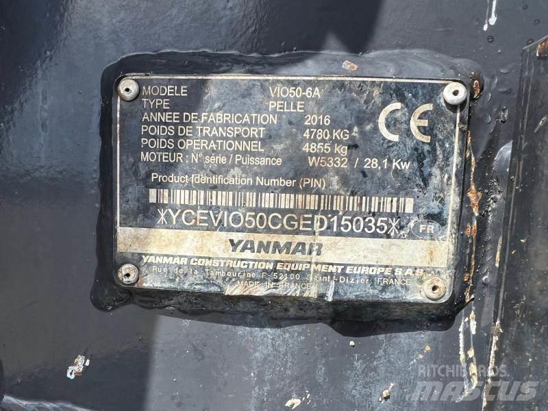 Yanmar ViO50 Εκσκαφάκι (διαβολάκι) < 7t