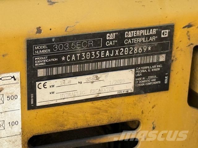 CAT 303.5ECR Εκσκαφάκι (διαβολάκι) < 7t