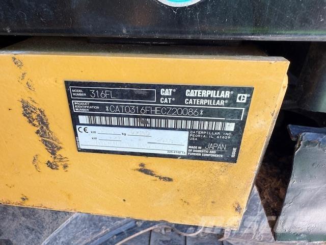 CAT 316F Εκσκαφείς με ερπύστριες