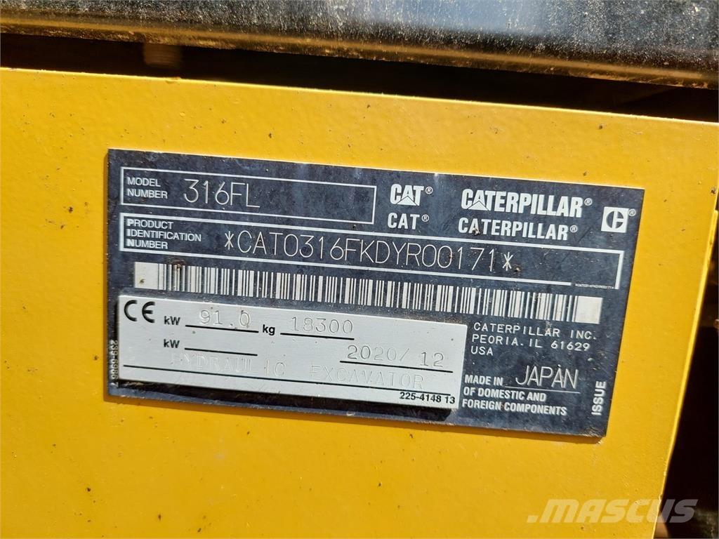 CAT 316FL Εκσκαφείς με ερπύστριες