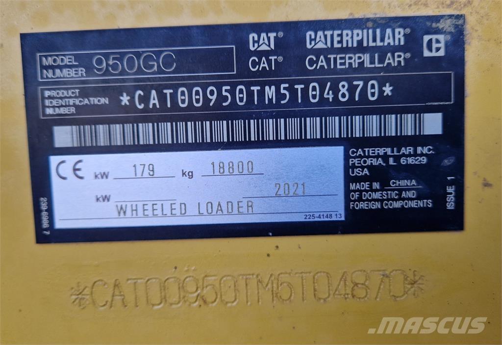 CAT 950GC Φορτωτές με λάστιχα (Τροχοφόροι)