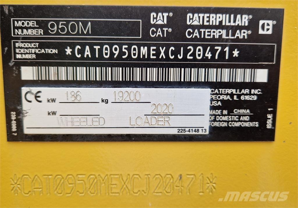 CAT 950M Φορτωτές με λάστιχα (Τροχοφόροι)