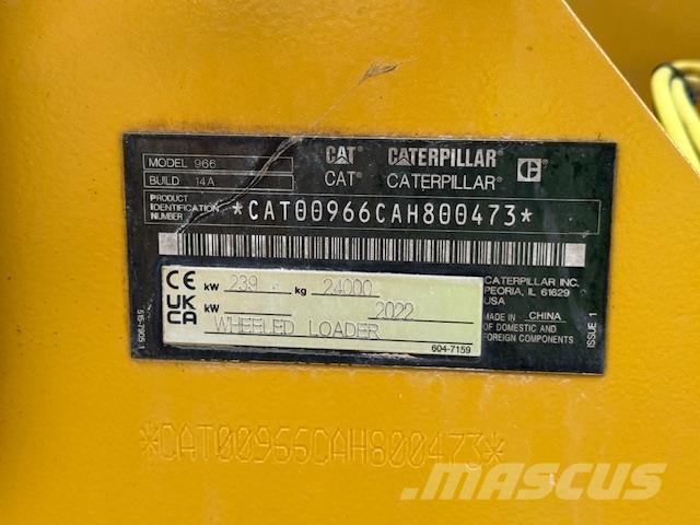 CAT 966 Φορτωτές με λάστιχα (Τροχοφόροι)