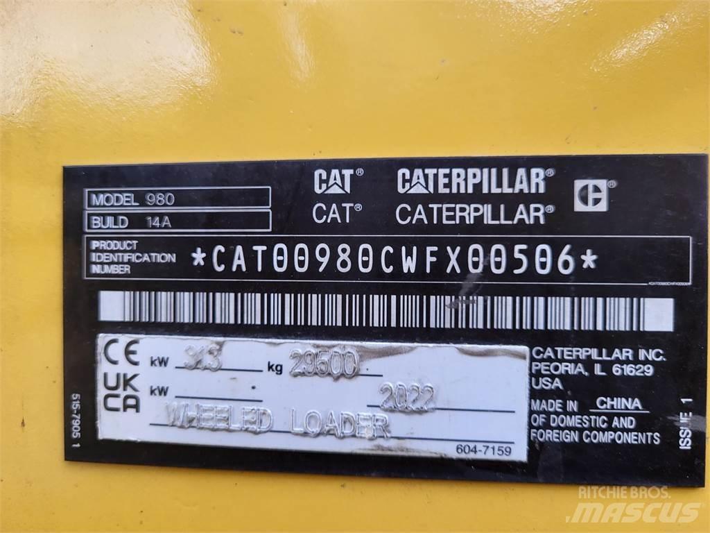 CAT 980 NG Φορτωτές με λάστιχα (Τροχοφόροι)