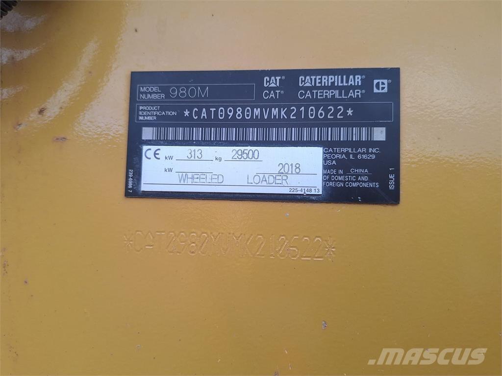 CAT 980M Φορτωτές με λάστιχα (Τροχοφόροι)