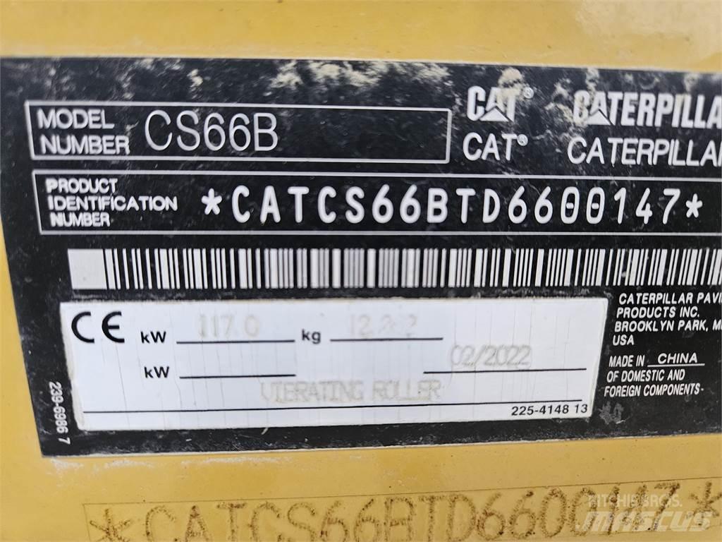 CAT CS66B Οδοστρωτήρες μονού κυλίνδρου