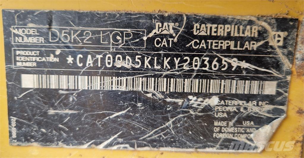 CAT D5K2 Μπουλντόζες με ερπύστριες