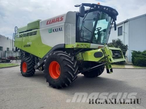CLAAS Lexion 670 Θεριζοαλωνιστικές μηχανές