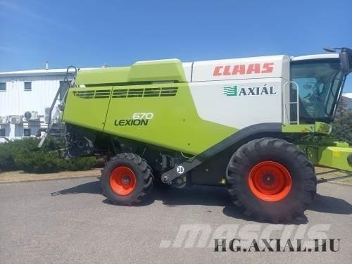 CLAAS Lexion 670 Θεριζοαλωνιστικές μηχανές