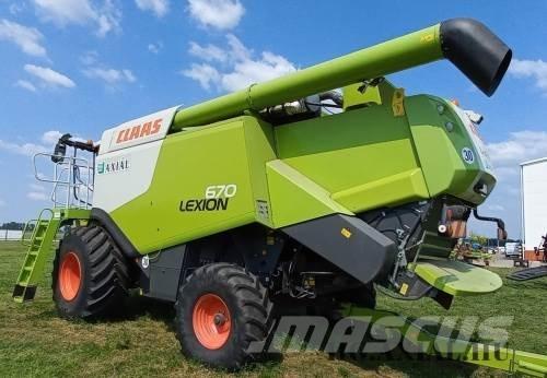 CLAAS Lexion 670 Θεριζοαλωνιστικές μηχανές