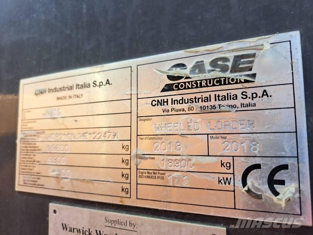 CASE 821 GXR Φορτωτές με λάστιχα (Τροχοφόροι)