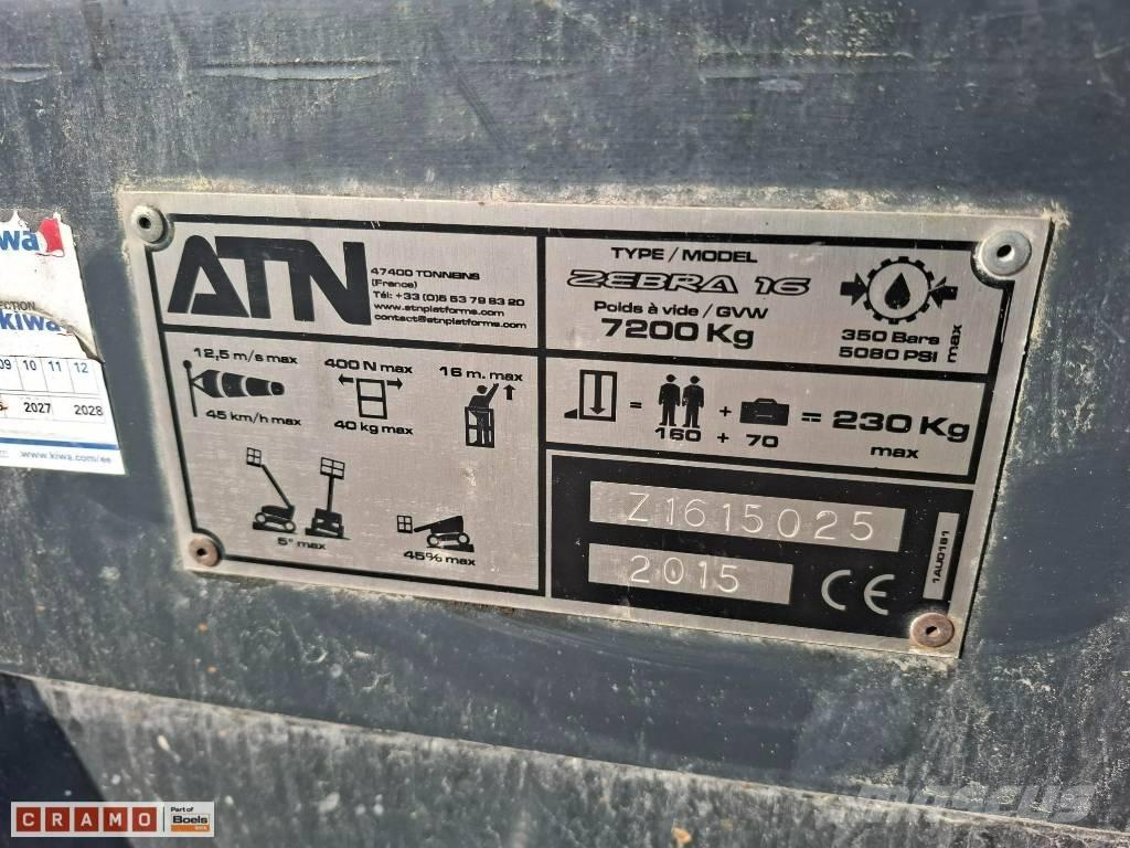 ATN Zebra 16 Ανυψωτήρες με αρθρωτό βραχίονα