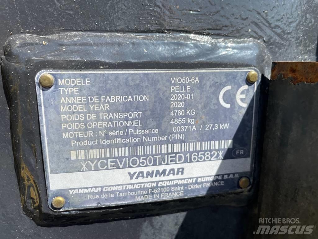 Yanmar Vio 50-6 Εκσκαφάκι (διαβολάκι) < 7t