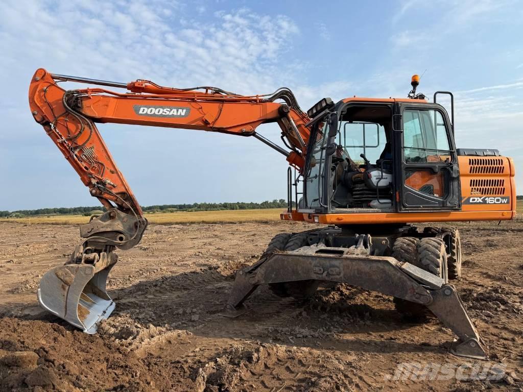 Doosan DX 160 W-3 Εκσκαφείς με τροχούς - λάστιχα