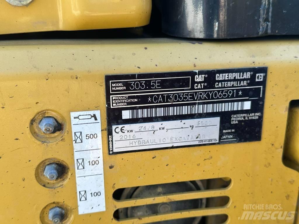 CAT 303.5 Εκσκαφάκι (διαβολάκι) < 7t