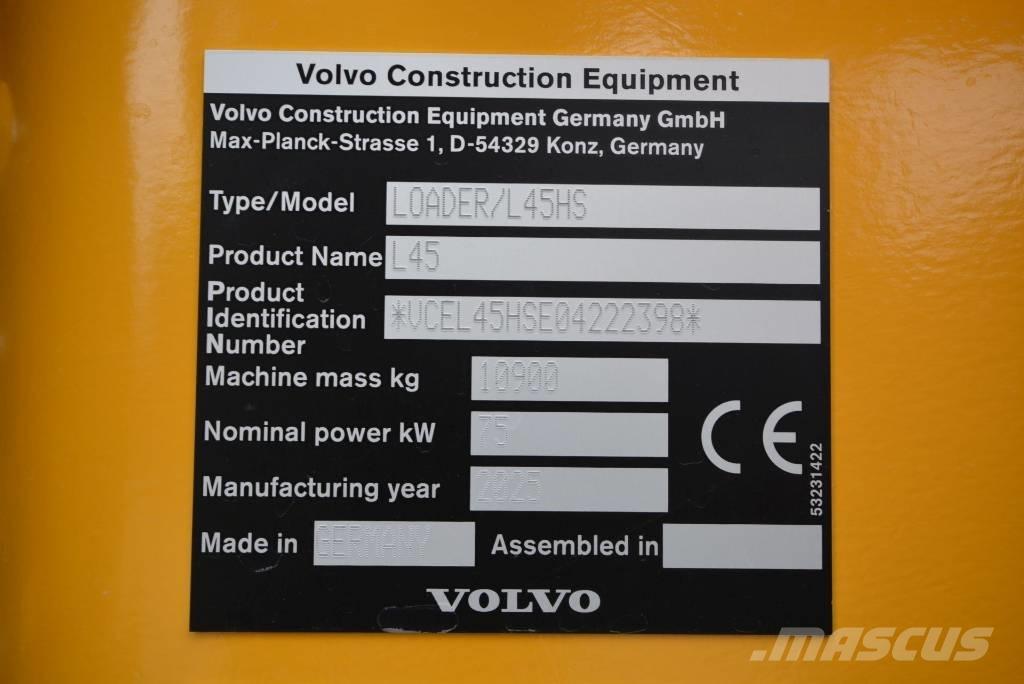 Volvo L 45 HS Φορτωτές με λάστιχα (Τροχοφόροι)