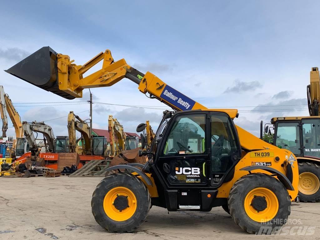 JCB 531-70 Συστήματα τηλεχειρισμού για τη γεωργία