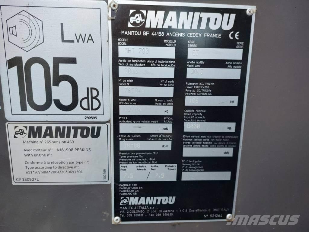Manitou MHT 780 Τηλεσκοπικοί ανυψωτές